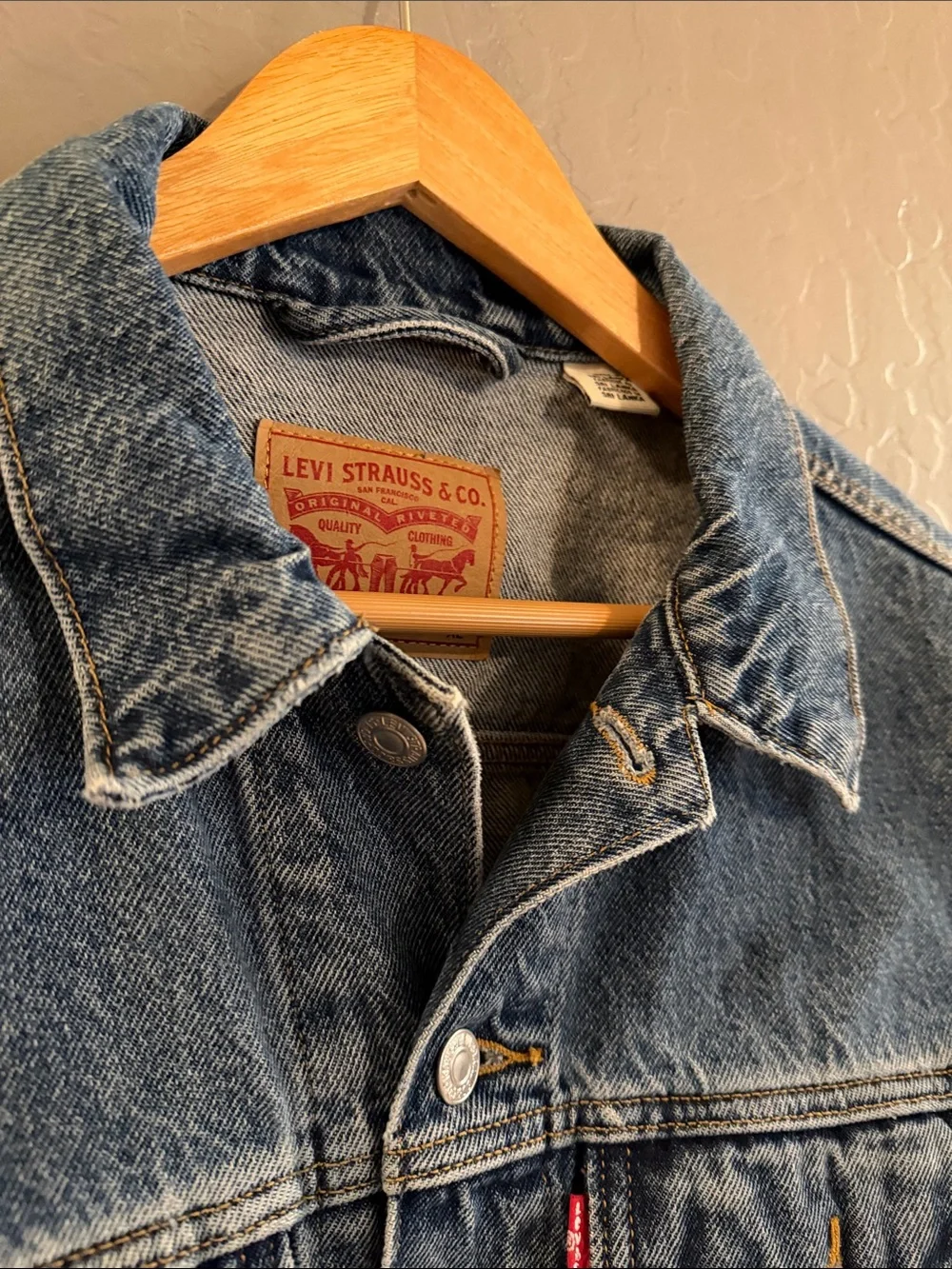 Levi's Blue Denim Trucker Jacket